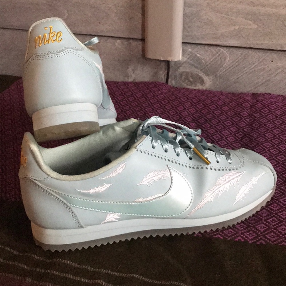 COPY - Nike Cortez feather embroidered sneakers 7.5
